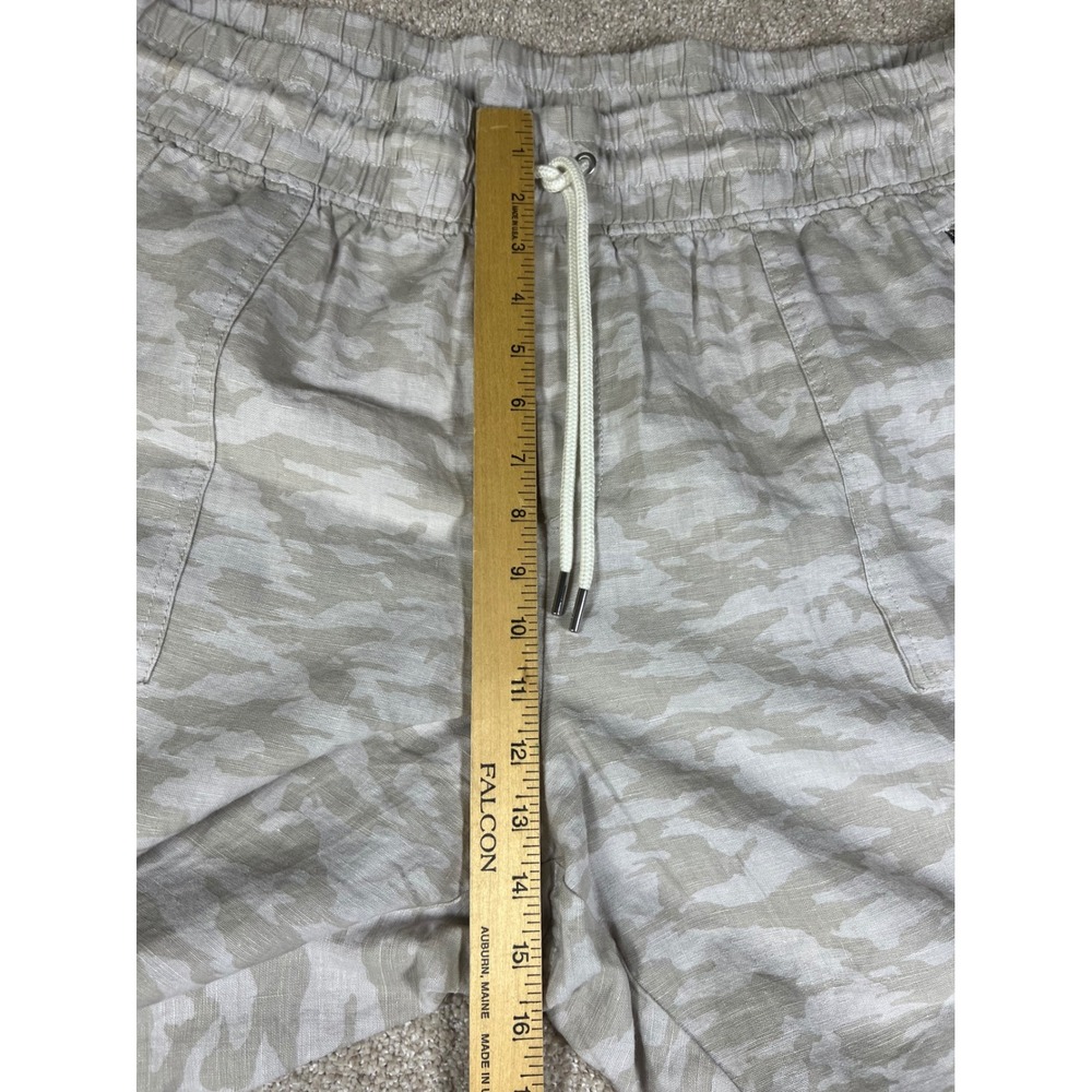 Athleta Cabo Tide Linen Jogger Pants 22 Neca Tan Camo Mid Rise Plus Size NWT - Picture 6 of 9